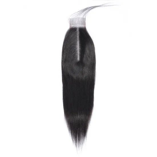 Brazilian Virgin Human Hair Silky Straight 2x6 Lace Closure