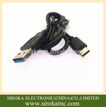 Reversible USB 3.0 to 3.1 USB type C data cable with fast data transfer for new Macbook