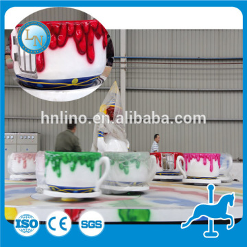 Outdoor playground machine kids games tea cup ride!!! Amusement park ride rotary tea cup ride for sale