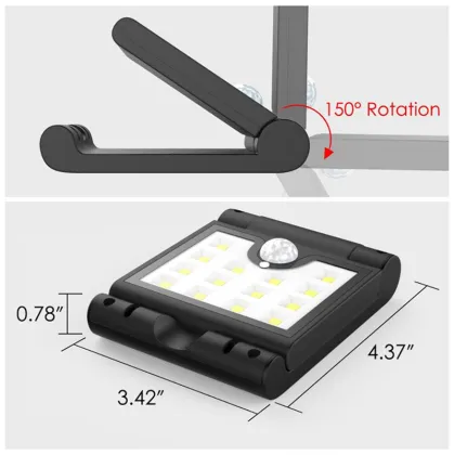 Solar Foldable Induction Wall Light