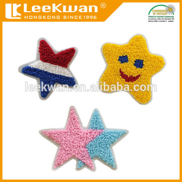 Chenille star design embroidery Patch for accessiories
