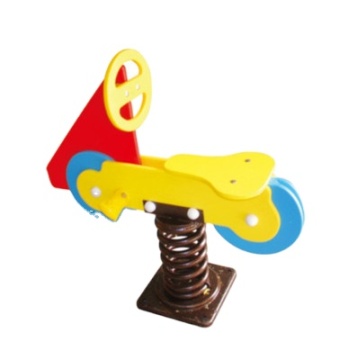 Outdoor Spring Rider Plastic Rocking Horse: Your Kids' New Favorite Playground Adventure
