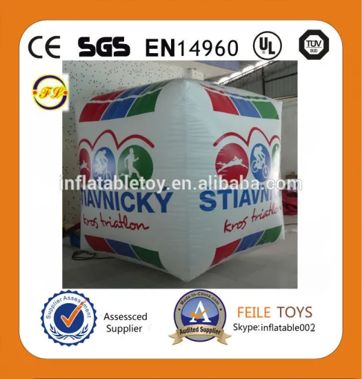 hot air balloon inflatable cube