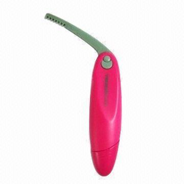 Heated Eyelash Curler, Made of Eco-friendly ABS, with Easy to Use Feature