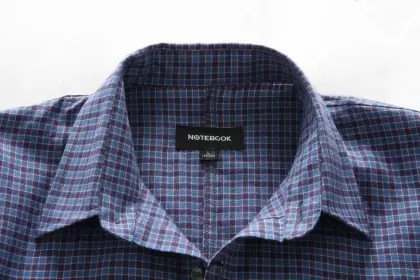 Turndown Collar Middle Aged Men's Checkered Shirts