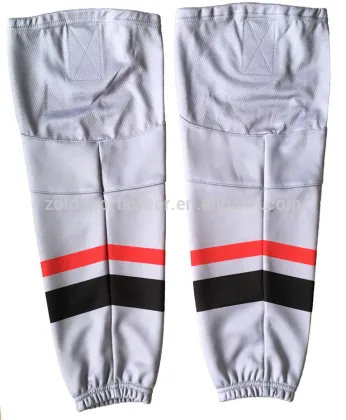 100% polyester knitting sublimated striped USA ice hockey socks
