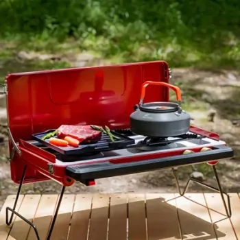 Promotion Price Utility Windproof Furnace Head Foldable BBQ Grill Camping Gas Stove