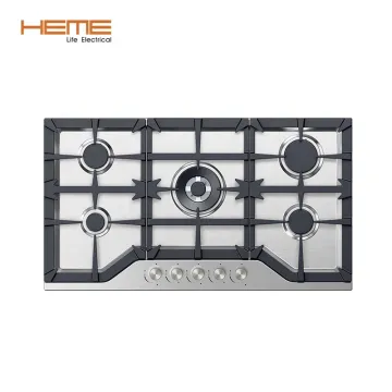 5 Burner 36 Inch Stainless Steel Gas Cooktop Stove