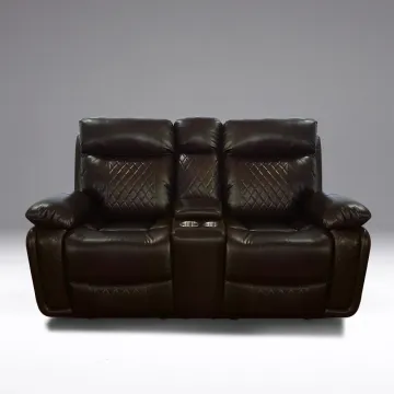 Leather Manual Recliner Loveseats Sofa