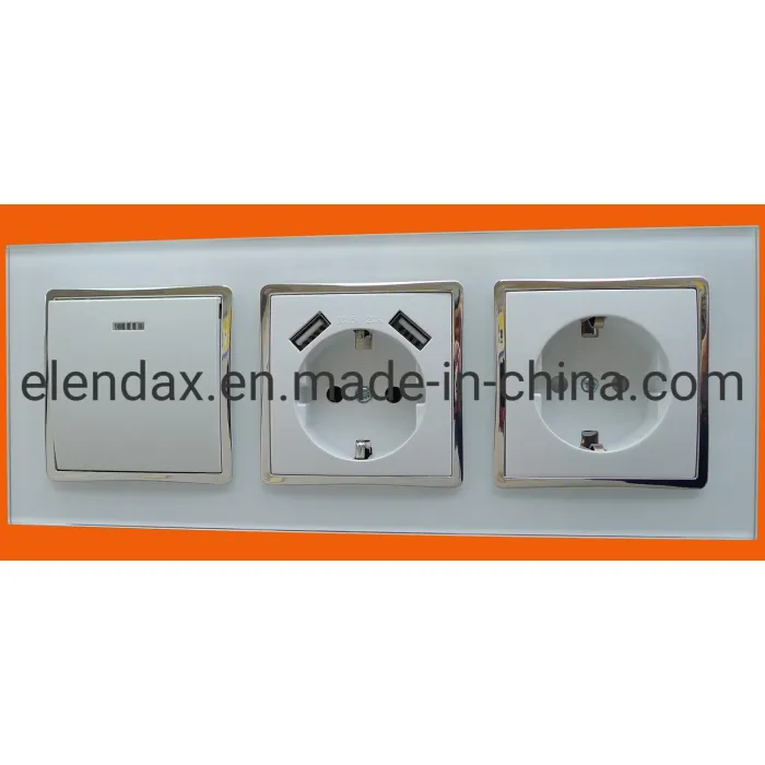 Bingkai ABS Sakelar & Soket 4 Arah Jerman