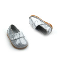 Funny Silver Faux Sequins Squeaky Baby Shoes