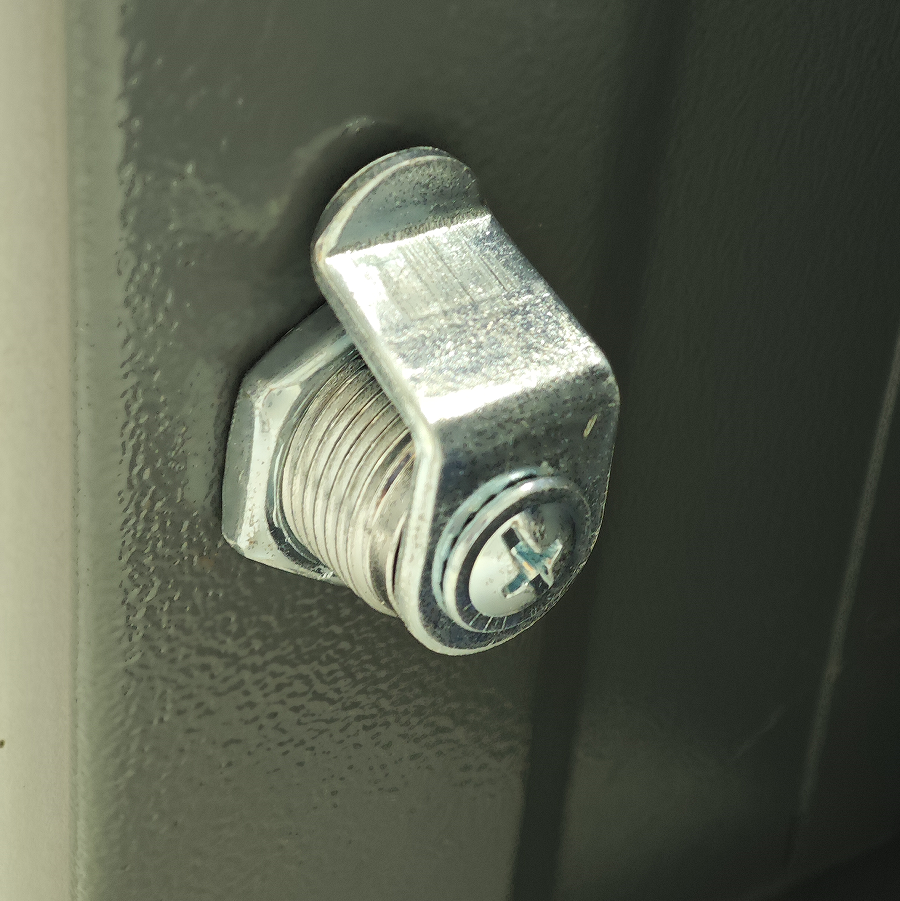 Small portable Metal Book Safe with Key Lock