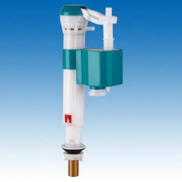 Toilet flushing mechansim anti-siphon fill valve with brass thread