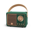 Portable Vintage FM Radio Retro Bluetooth En haut-parleur