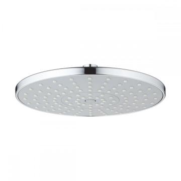 Silver Round Chromed Plastic Multi-function Overhead Shower
