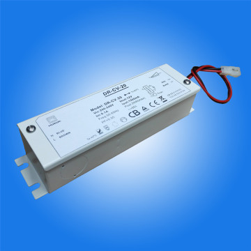 Controlador de 18 vatios 100 mA 200 mA 12 voltios regulable led