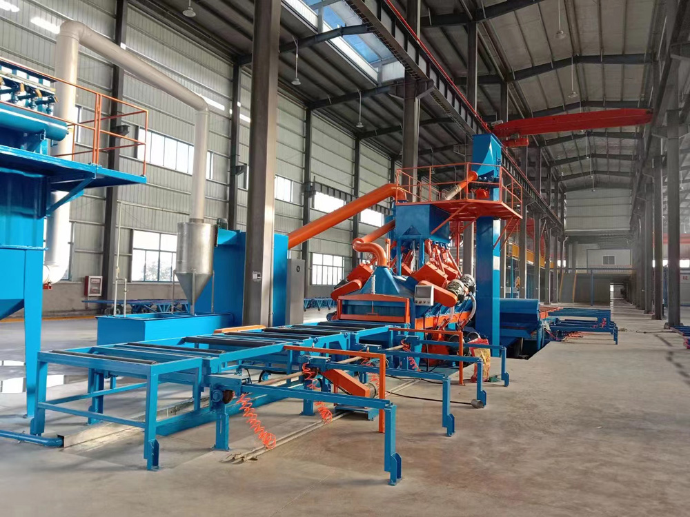 solar frame aluminum sandblasting machine