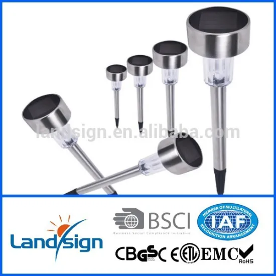Cixi OEM factory 2015 new solar garden light series decorative garden lights type S.S rechargeable garden solar light