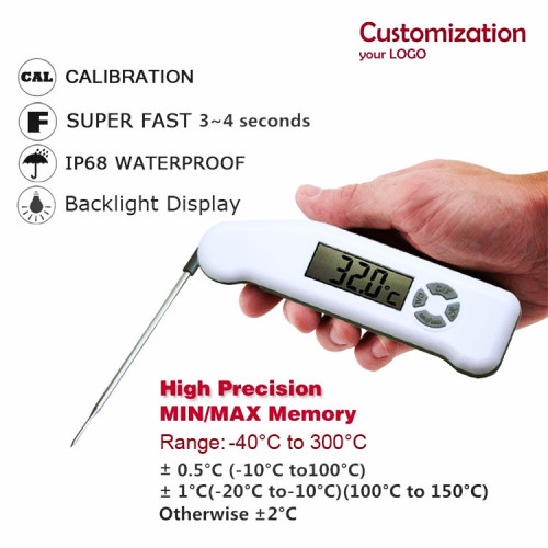 Amnazon hot selling digital  outdoor thermometer for cooking Fand C switchable