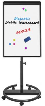 Adjustable In Height Magnetic mobile Flipchart easel