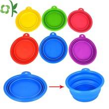Silicone Travel Pet Food Bowl Reusable For Dogs