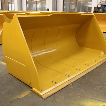 Caterpillar 30 Ton Excavator Wheel Loader Skeleton Bucket Double Bevel Flat Cutting Edge