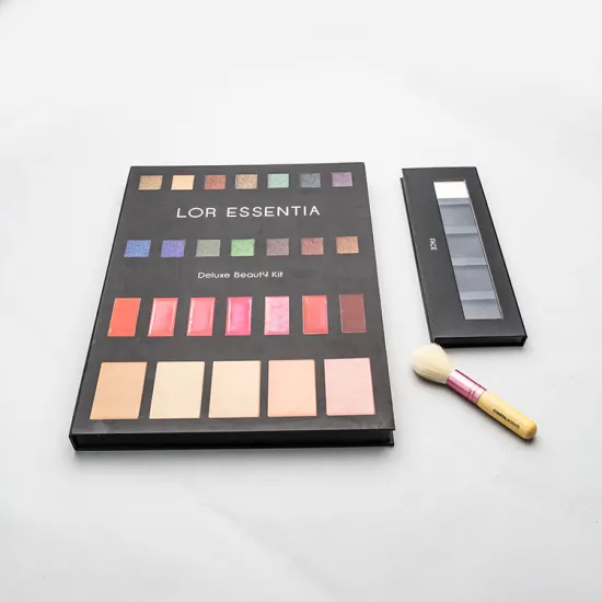 Full Color Empty Cosmetic Eyeshadow Palette Packaging Box