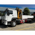 SINOTRUCK 10wheels 336HP Truck With XCMG 8T Articulated Crane