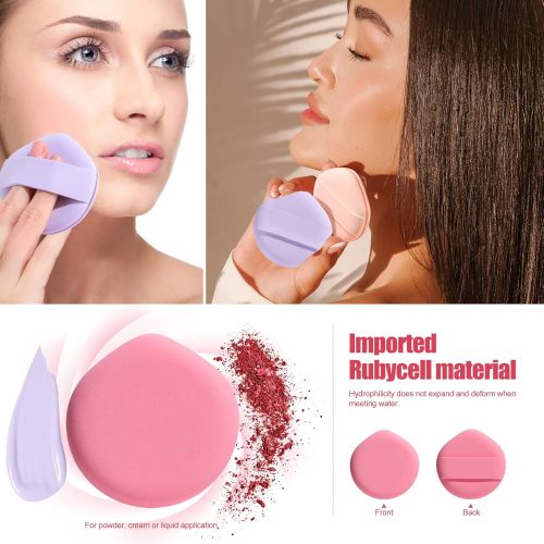 Multi-colored Makeup Sponges Pack of 4
