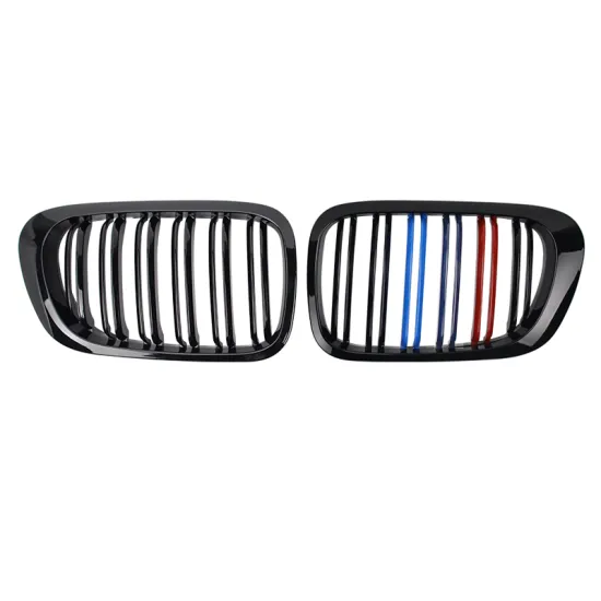 3 Series E46 Double Slat M Color Bumper Grill for 2-Door 1998-2001