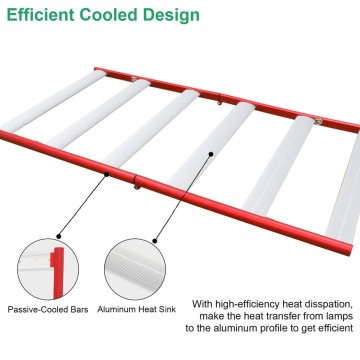 320w élèvent la lumière du soleil de plantation à effet de serre à LED