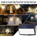 468LEDs Outdoor Waterproof Solar Wall Lamp