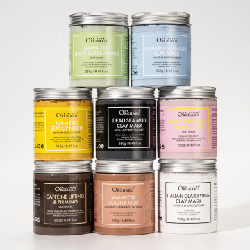 Private Label Korean Tumeric Clay Mask for Pore Unclogging and Skin Roughness Improvement