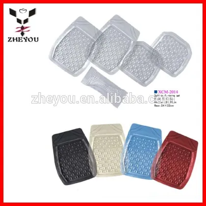 transparent plastic floor flooring car mat