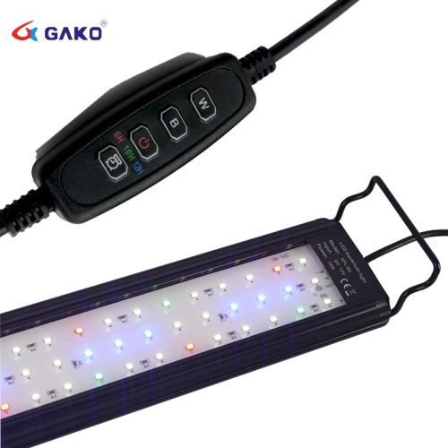 Lampu LED Aquarium Spektrum Penuh dengan Pemasa