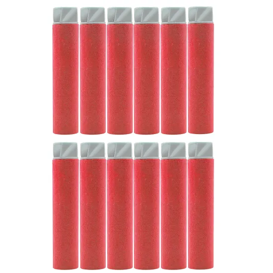 30Pcs 9.5x1.8cm Accustrike Big Hole Sucker Head Bullets Red Sniper Rifle Bullets Darts for Nerf Mega Toy Gun Foam Refill Darts