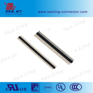 0.8mm male Pin Header Pitch 0.8/1.0/1.27/2.0mm Single Row 20 Pin Straight Header Connector