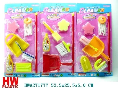 Cleaning play set,3asst