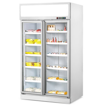 Upright Display Refrigerators and Freezers in Glass Door Supermarkets