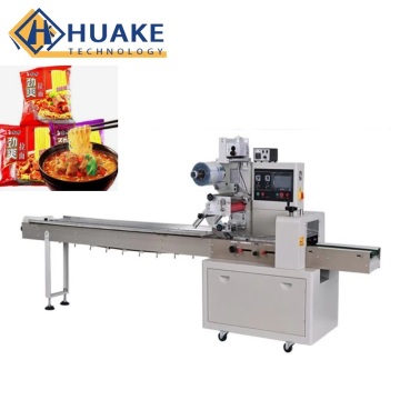 Horizontal Packaging Machine for Food Snacks: Noodles, Biscuits, Cookies, Bread, Chocolate, Moon Cake, Bun