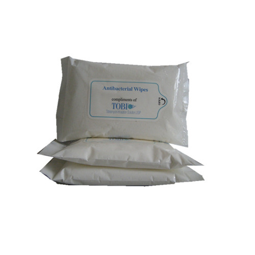 Lingettes humides nettoyantes multi-usages antibactériennes Spunlace