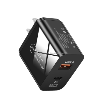 US Plug USB Type C 25W Pengecas Cepat untuk Samsung Note 10 &amp; S20