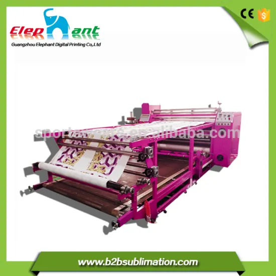 Manufacturer fabric sublimation heat transfer rotary heat press machine