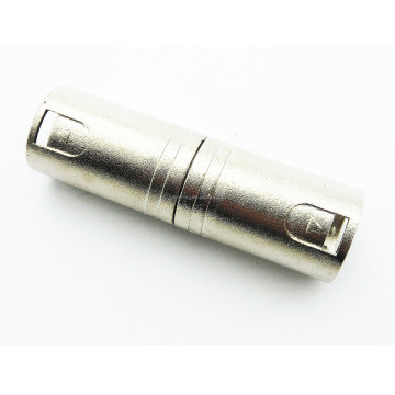 XLR Male to XLR Male Adapter for Stage Microphone Cable - Stereo Plug/TRS/TS