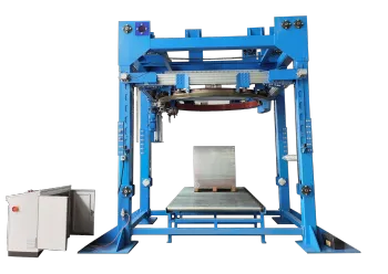 Rotary orbital ring pallet Wrapping Machine