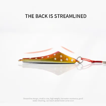 Ikuda Jumping Iron Metal Bait for Carp Fishing with Assist Hook