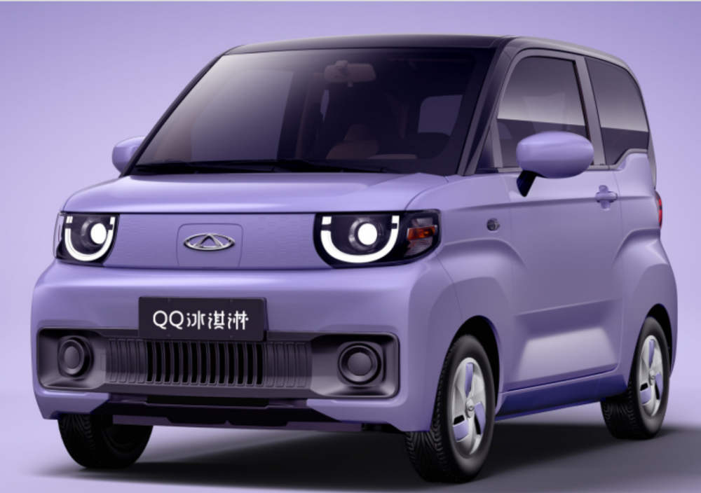 2023 طراز جديد Chian Brand Chery QQ Ice Cream EV سيارة كهربائية صغيرة متعددة