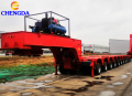 MultiAxle Lowboy Trailer 100 Ton للبيع أفريقيا