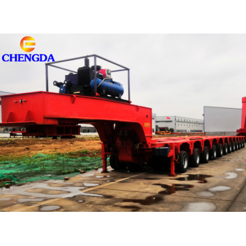 Remorque MultiAxle Lowboy 100 Ton à vendre Afrique