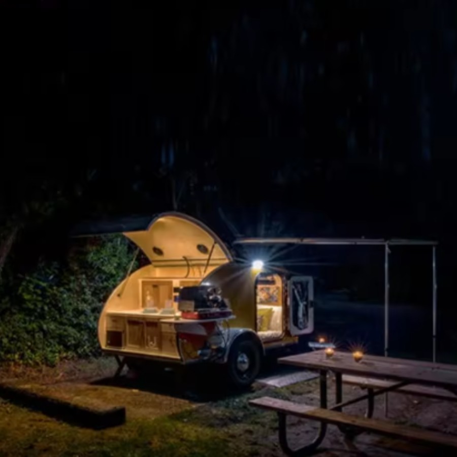 2 berth off-road travel best teardrop trailer house